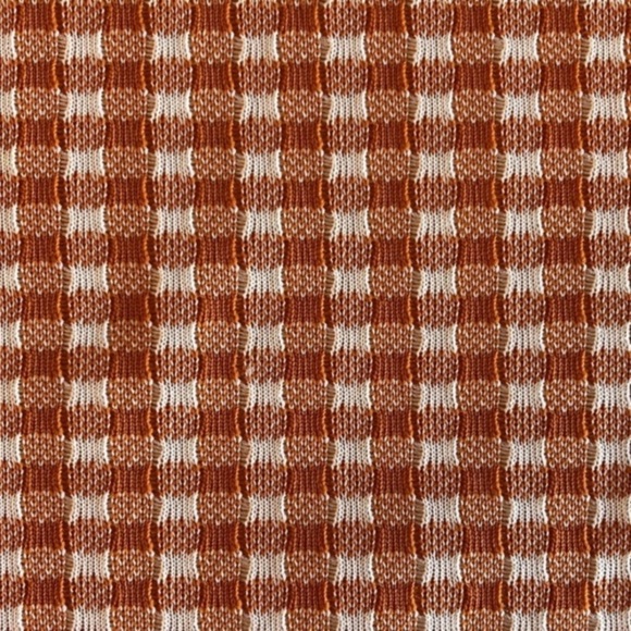 1970s fabric, double knit checks. 1 yd plus 5” x 61” wide - Picture 1 of 3